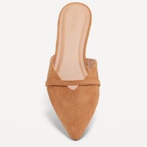 Old Navy Tan Suede Mules